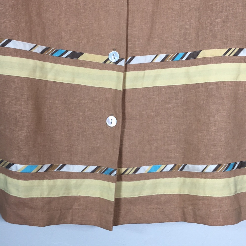 Koos S vintage linen/rayon/silk jacket - Picture 3 of 4